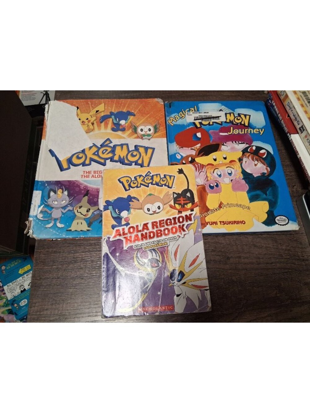 Pokémon Book Bundle Alola Handbook Kids Summer Reading